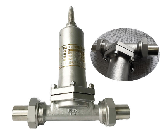 Bộ điều chỉnh áp suất đông lạnh bằng thép không gỉ SS304 Loại công nghiệp Bề mặt mạ Throme
