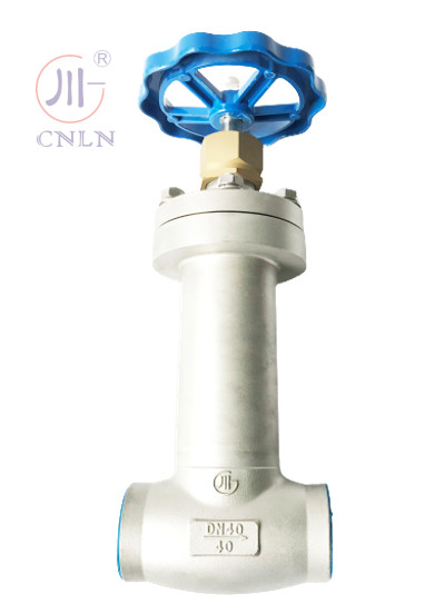 PN40 DN40 Valve quả cầu nhiệt độ thấp với vỏ chân không cho LNG/LOX/LN2/LAR/LCO2