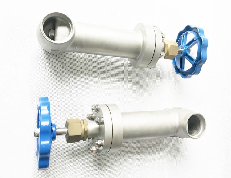 PN40 DN40 Valve quả cầu nhiệt độ thấp với vỏ chân không cho LNG/LOX/LN2/LAR/LCO2