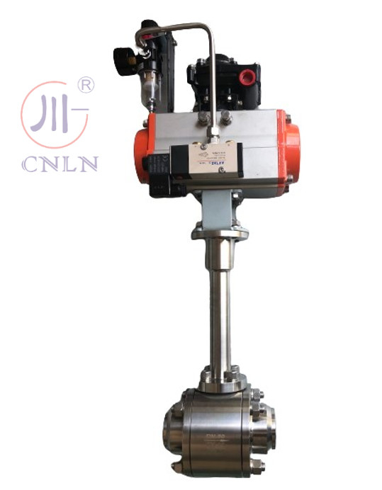 DN50 Ventil bóng khí lạnh bằng thép không gỉ cho máy bơm lạnh cho LNG/LOX/LN2/LAR/LCO2