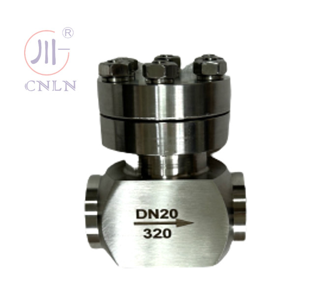 SS304/316 Van kiểm soát lạnh áp suất cao DN20 cho LNG/LOX/LN2/LAR/LCO2
