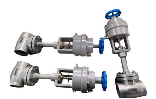 Van tắt khẩn cấp van lạnh với bánh tay -196 ~ + 80 °C cho bể LNG LOX LIN LAR LCO2