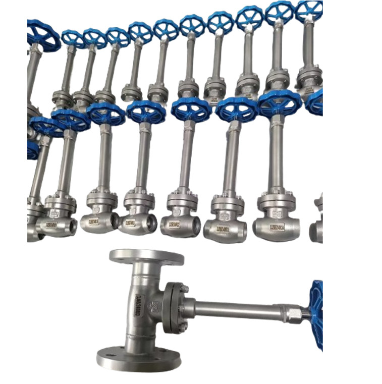 DN10-100 PN50 Máy van cầu lạnh hàn ổ chốt -196- 80 °C cho LNG LOX LIN LAR LCO2