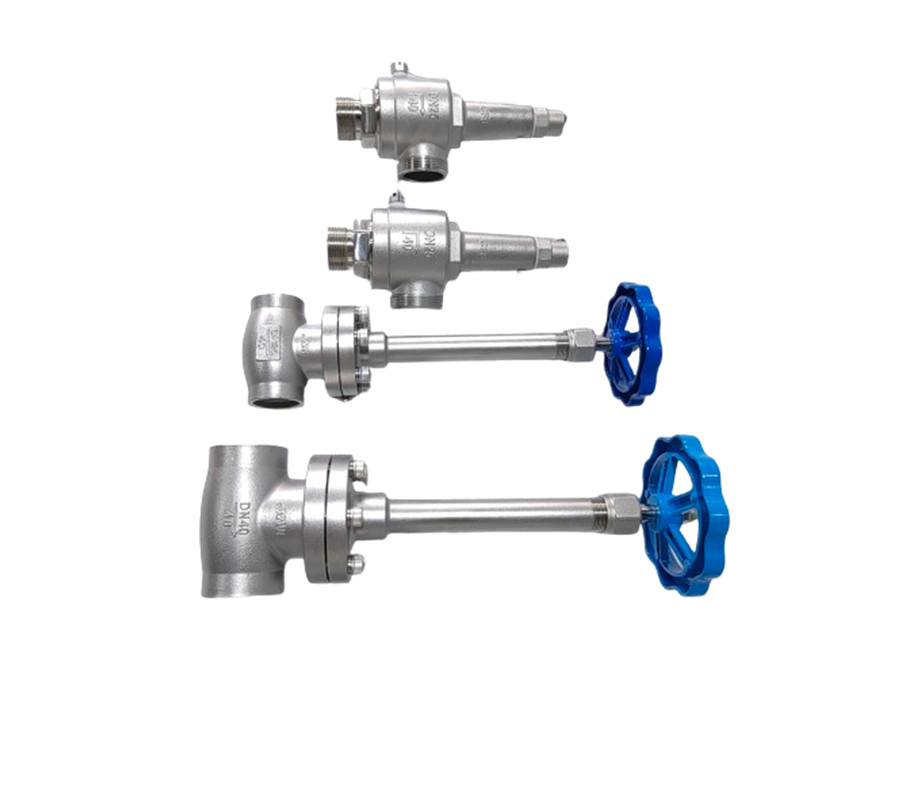 Van cầu lạnh thân dài (Hard Seal) Van an toàn nhiệt độ thấp cho LNG LOX LIN LAR LCO2