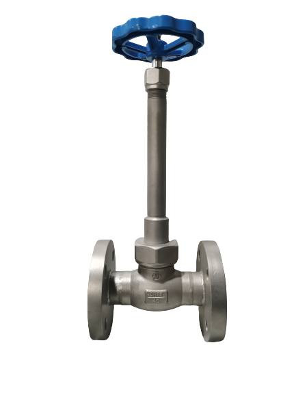 PN40 Flange Cryogenic Globe Valve Stop Valve -196 ~ + 80 °C Đối với khí lỏng LNG vv