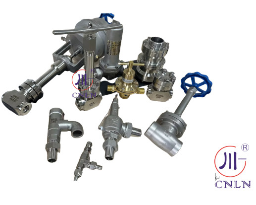 LNG LOX LIN LAR LCO2 bể Cryogenic áp suất cao van quả cầu -196- 80 °C CF8/CF3 3/8'-4