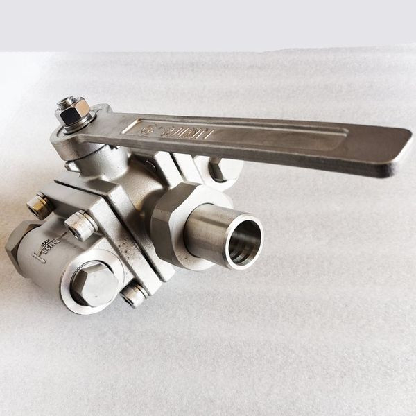 Phạm vi nhiệt độ van bóng 3 chiều và 5 chiều lạnh -196 °C đến 80 °C cho khí lỏng