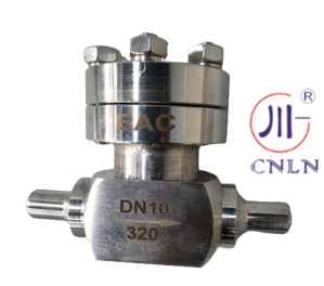 Cryogenic áp suất cao van Globe kiểm tra van -196 ~ + 80 °C cho LNG LOX LIN LAR LCO2 bể