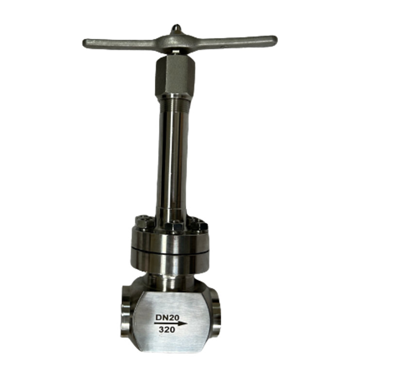 Kết nối dây chuyền van cầu áp suất cao lạnh -196 ~ + 80 °C cho bể LNG LOX LIN LAR LCO2