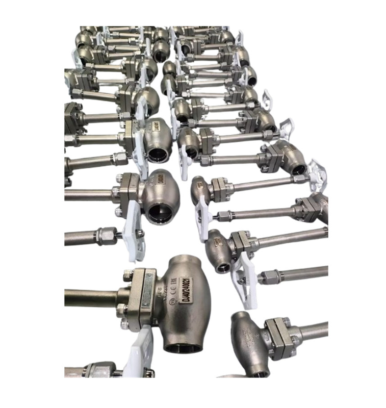 PN50 Van cầu lạnh -196 ~ + 80 °C Đối với LNG LOX LIN LAR LCO2 Tank Khí lỏng