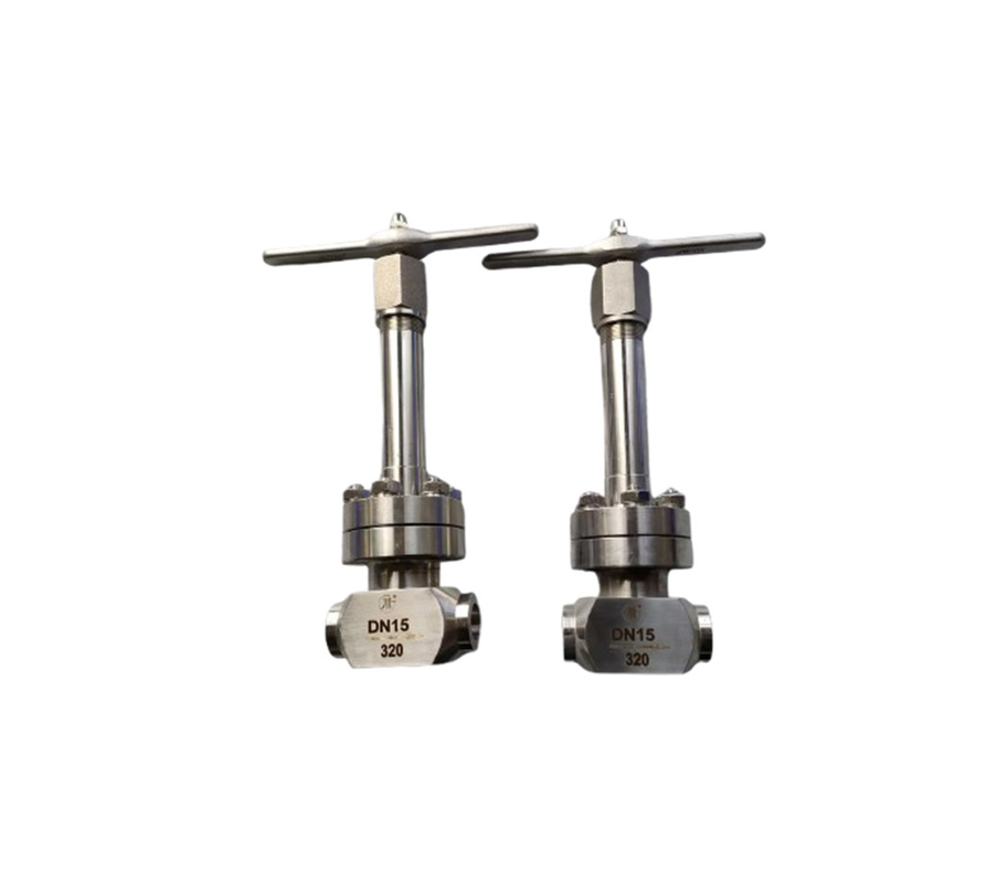LNG LOX LIN LAR LCO2 bể Cryogenic áp suất cao van quả cầu chất lượng cao van PN320