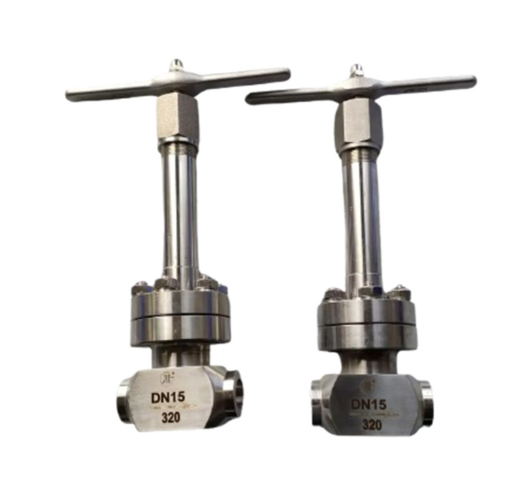 LOX LNG LIN LAR Lỏng khí lạnh áp suất cao, van cầu PN320 SS304