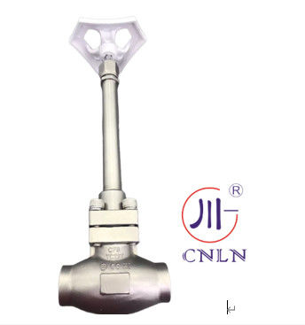 Lựa chọn gốc LN2 DN25 Cryogenic Socket Weld Globe Valve DJ61F-40P cho LNG/LOX/LN2/LAR/LCO2