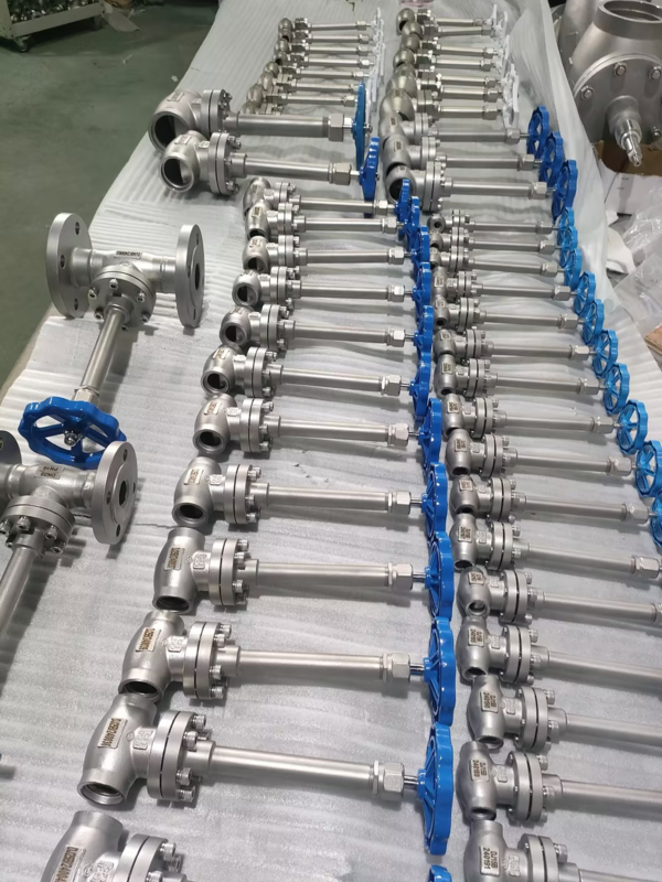 Van bi cầu đông lạnh SS304 DN10-DN100 -196°C đến +80°C LOX LIN LNG LAR