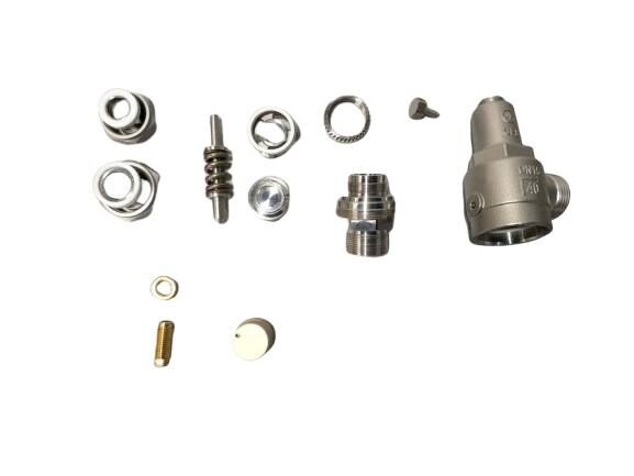 Van an toàn lạnh thép không gỉ SS304/316 với áp suất tối đa 4.0Mpa cho -196°C đến +120°C