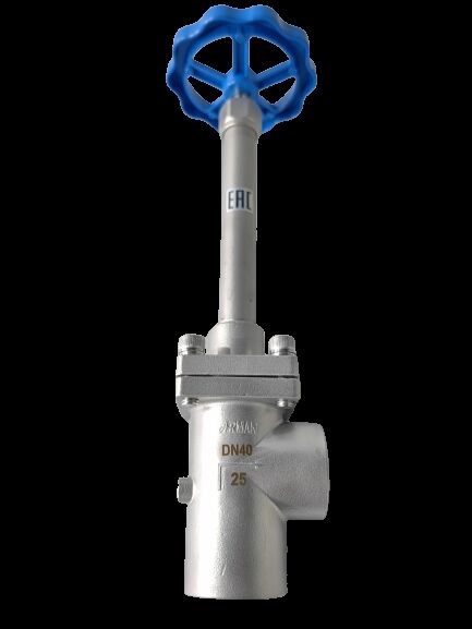 DN25 Cryogenic Globe Valve Stainless Steel 304/316 với áp suất tối đa 5,0Mpa và phạm vi nhiệt độ từ -196°C đến +80°C