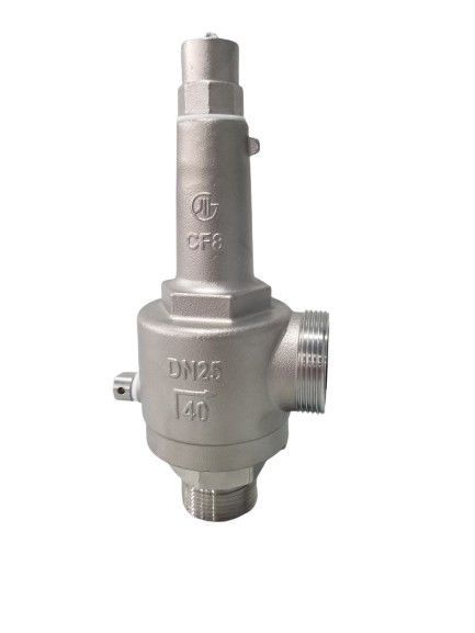 DN25 Spring Direct Acting Full Open Cryogenic Safety Valve -196~+80 °C Đối với LNG/LOX/LN2/LAR/LCO2