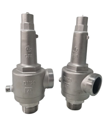 DN25 Spring Direct Acting Full Open Cryogenic Safety Valve -196~+80 °C Đối với LNG/LOX/LN2/LAR/LCO2